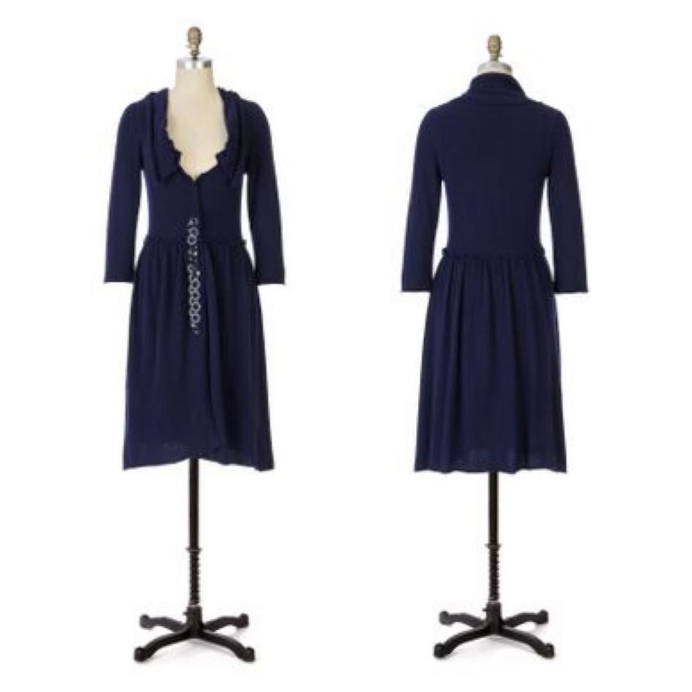 Anthropologie Moth Double Button Sweater Coat — HTF Color